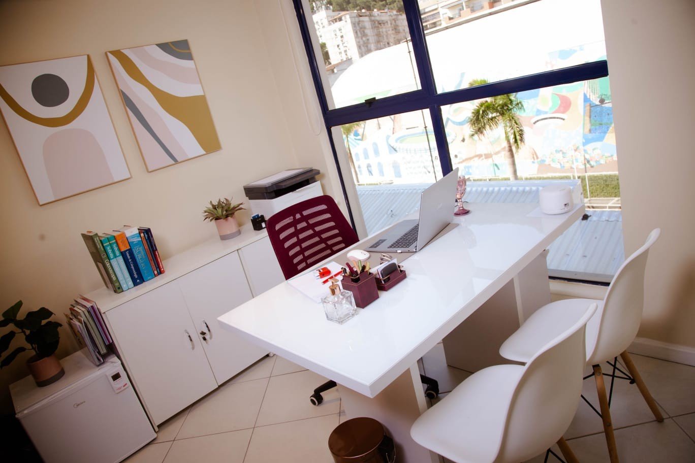 Sala de atendimento do consultório da Dra. Alessandra Cintra Amaral